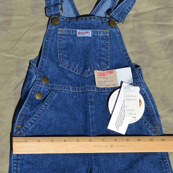 Lot 4 NEW Vintage Red Camel Made USA Kid Overall - Picture 4 of 8